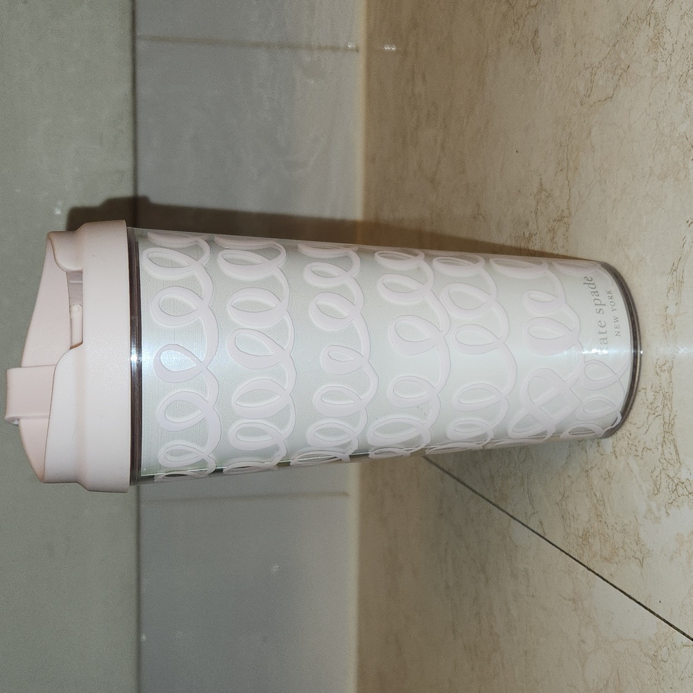 Kate Spade New York Bridal Pink Travel Mug Cup